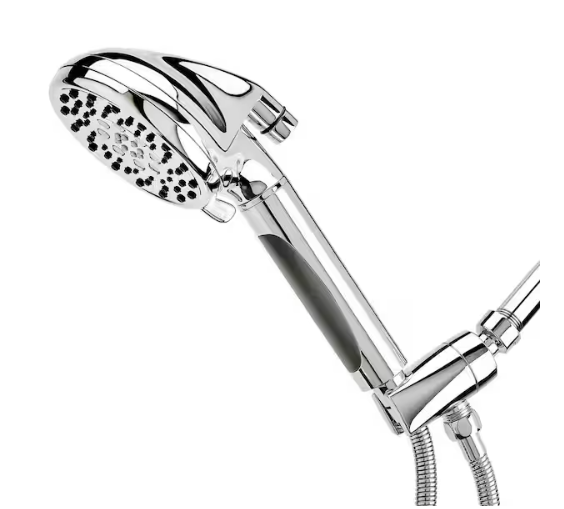 Pure Spray Shower Handle Water Filtration System with 5-Spray Settings in Chrome