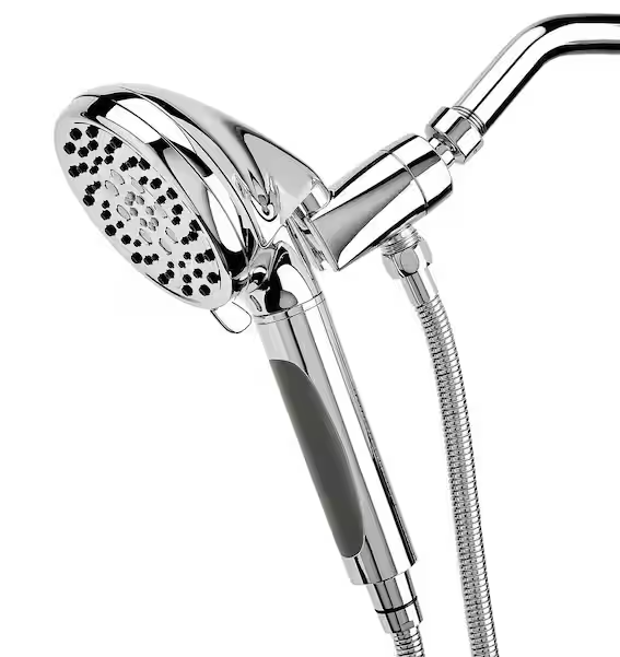 Pure Spray Shower Handle Water Filtration System with 5-Spray Settings in Chrome