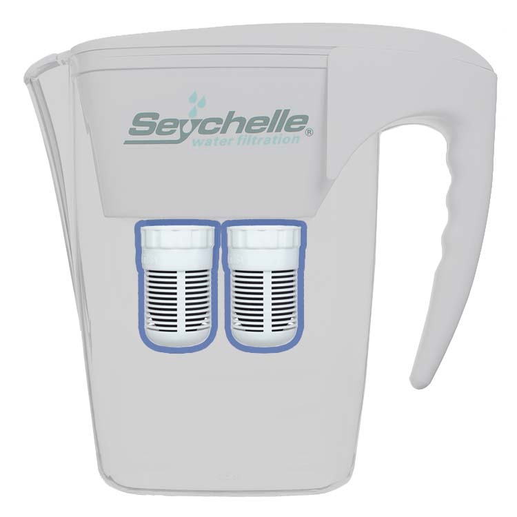 Seychelle Dual REGULAR Water Pitcher Replacement Filter – Dual pack - Subscription
