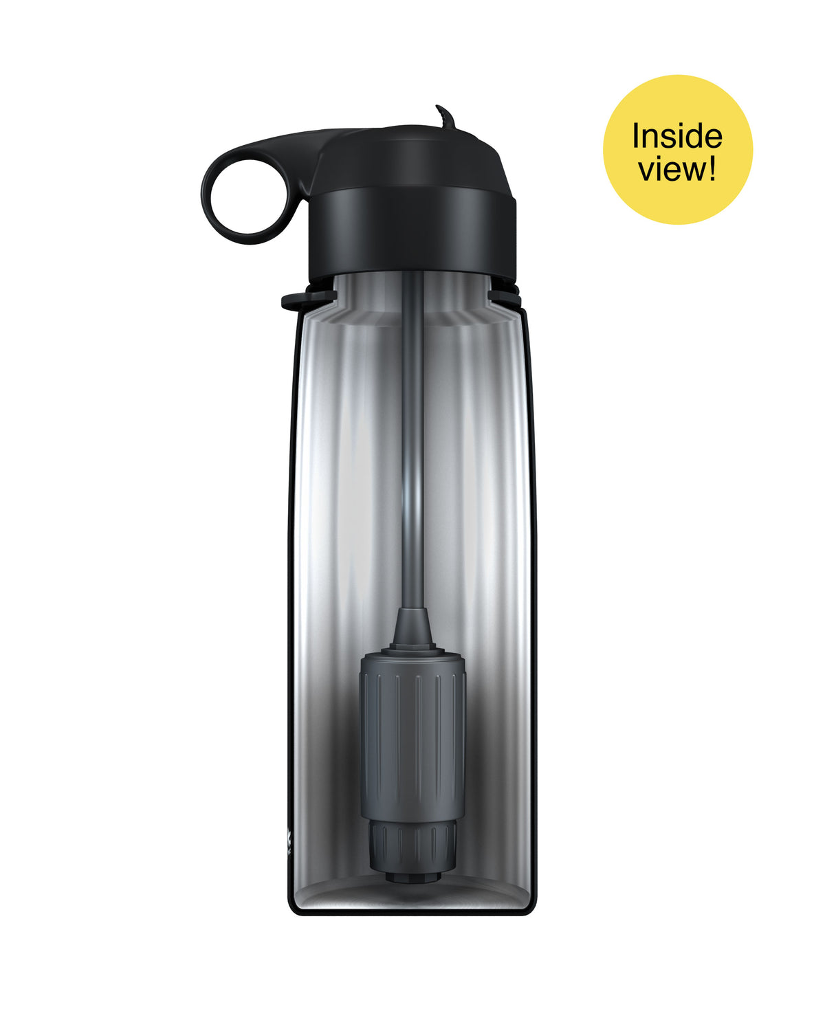 Stainless Steel Water Bottle - Water Bottle: Thermal Structure - Shure USA